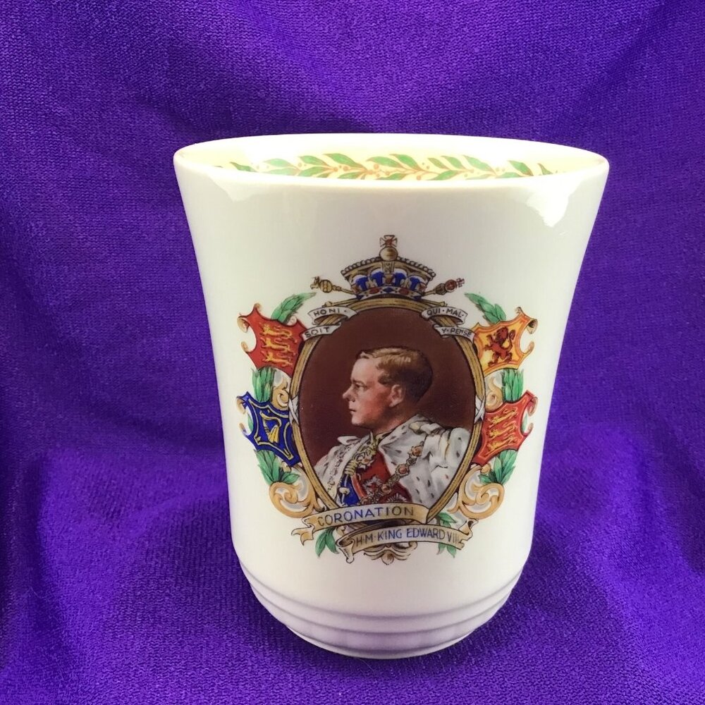 King Edward VIII Coronation 1937 Beaker Royal Doulton Coronation Mug Cup